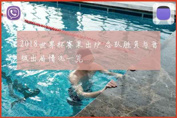 2018世界杯赛果出炉 各队胜负与晋级出局情况一览